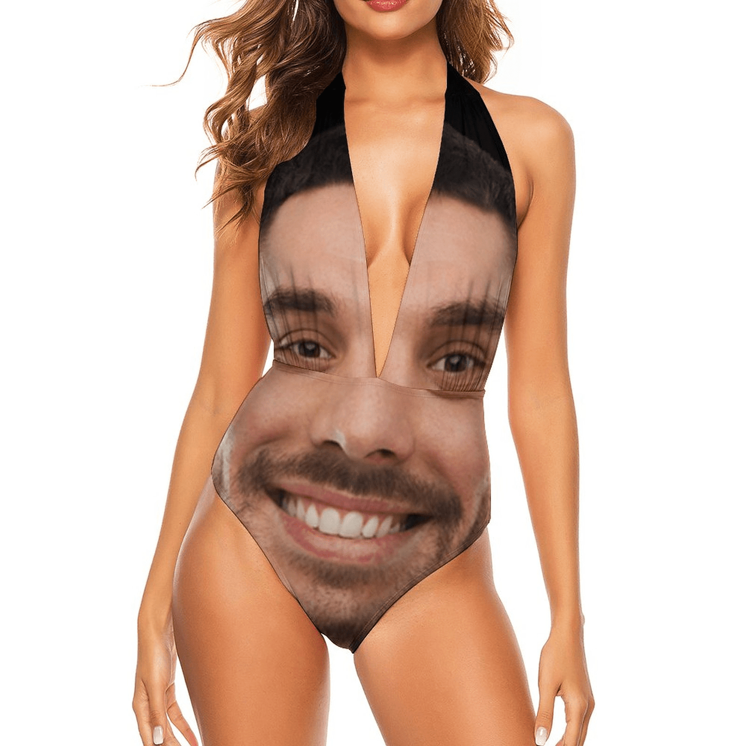 Custom Face All You Swimsuit Personalized Women&