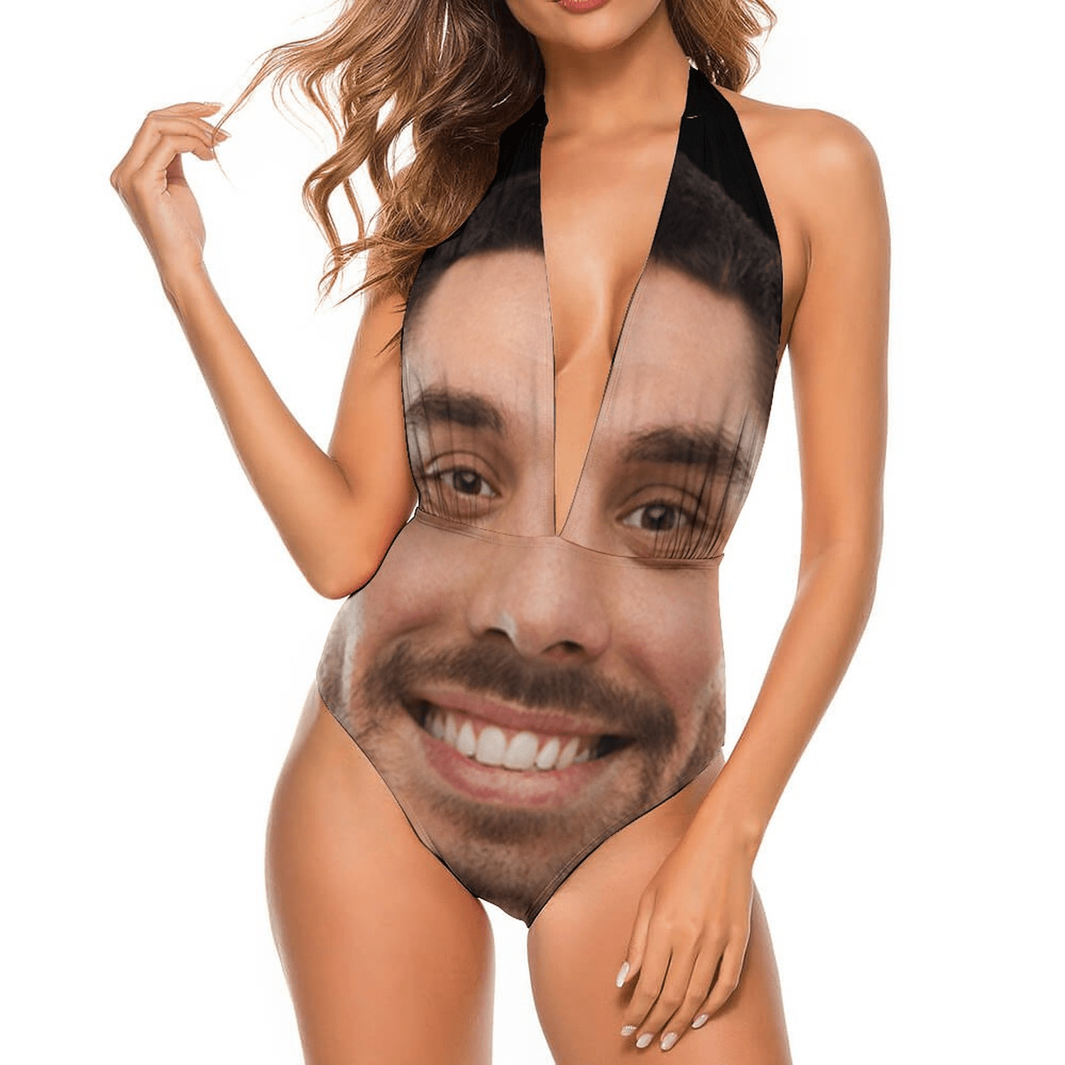 Custom Face All You Swimsuit Personalized Women&