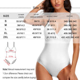 Custom Face Little Safflower Women's One Piece Swimsuit