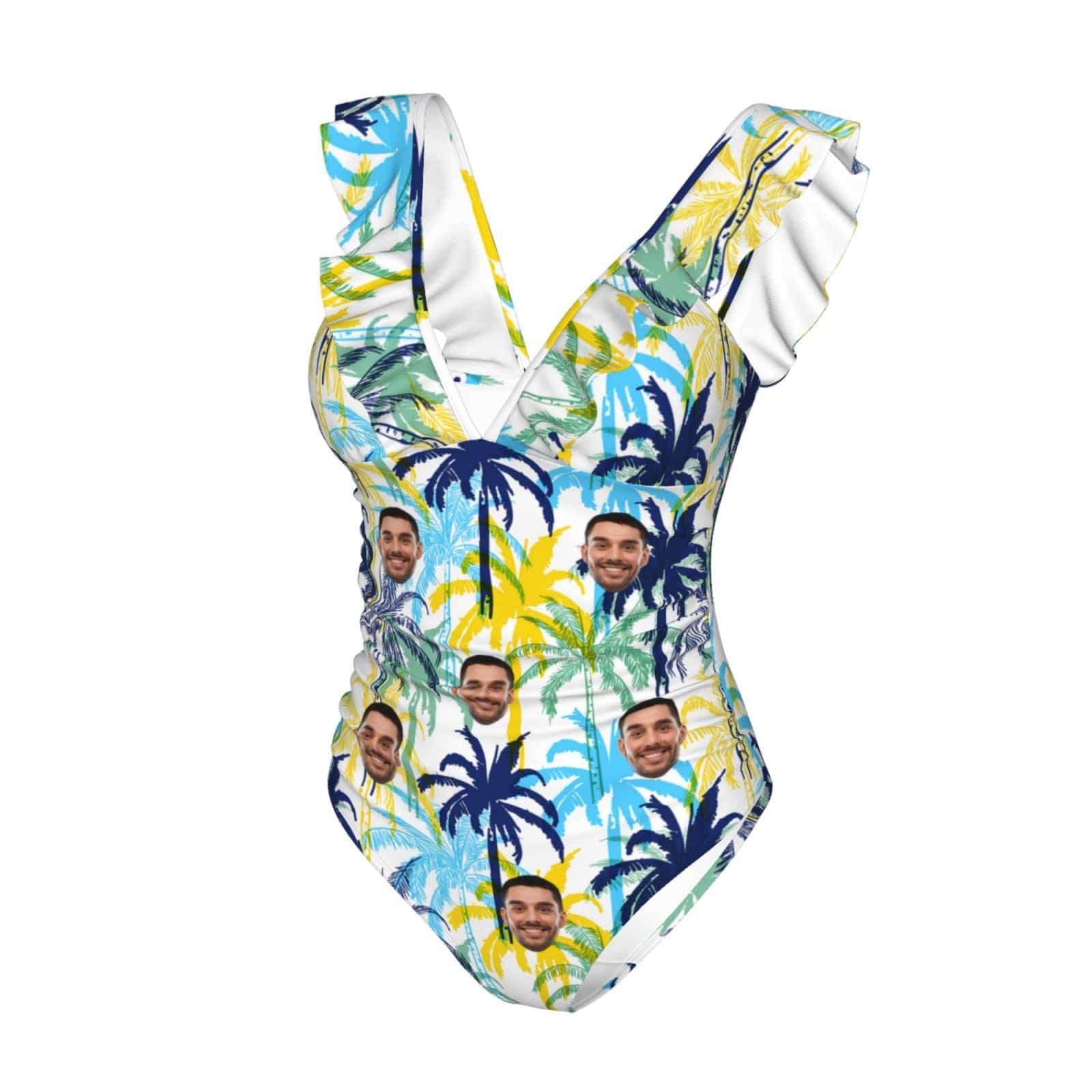 Custom Face Hawaii Swimwear Personalized Women&