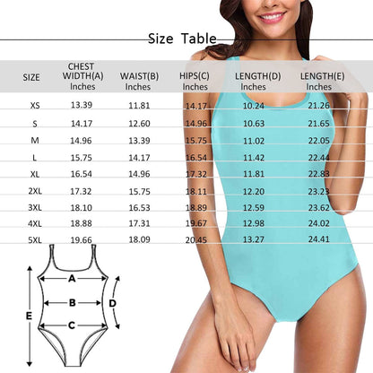 Bridesmaid Party-Custom Face Bride Tribe Swimsuit Personalized Women&