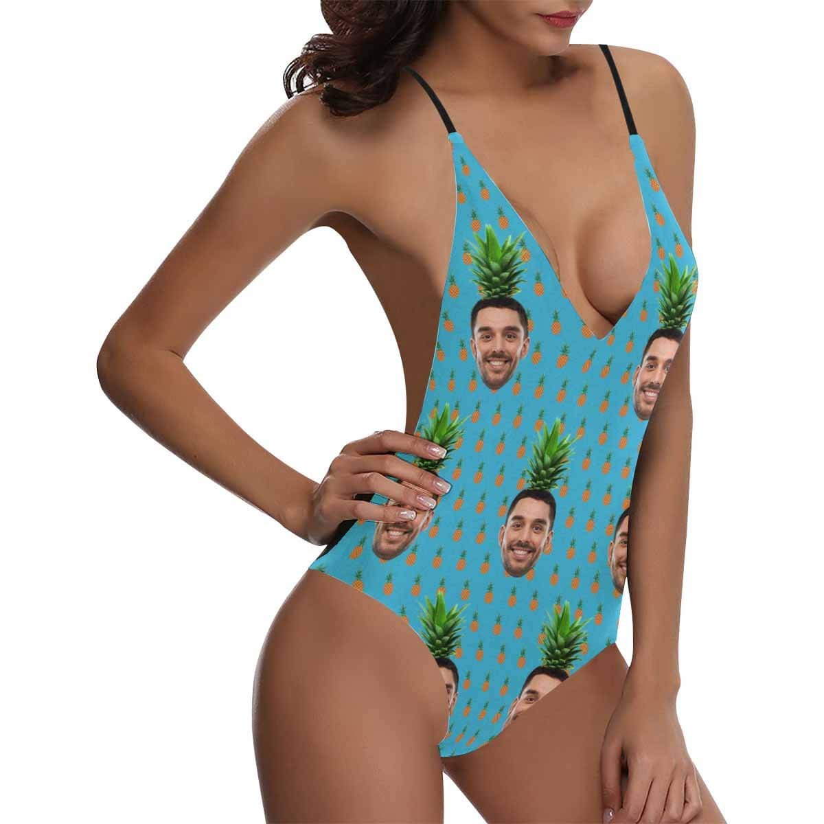 Custom Face Pineapple Women&