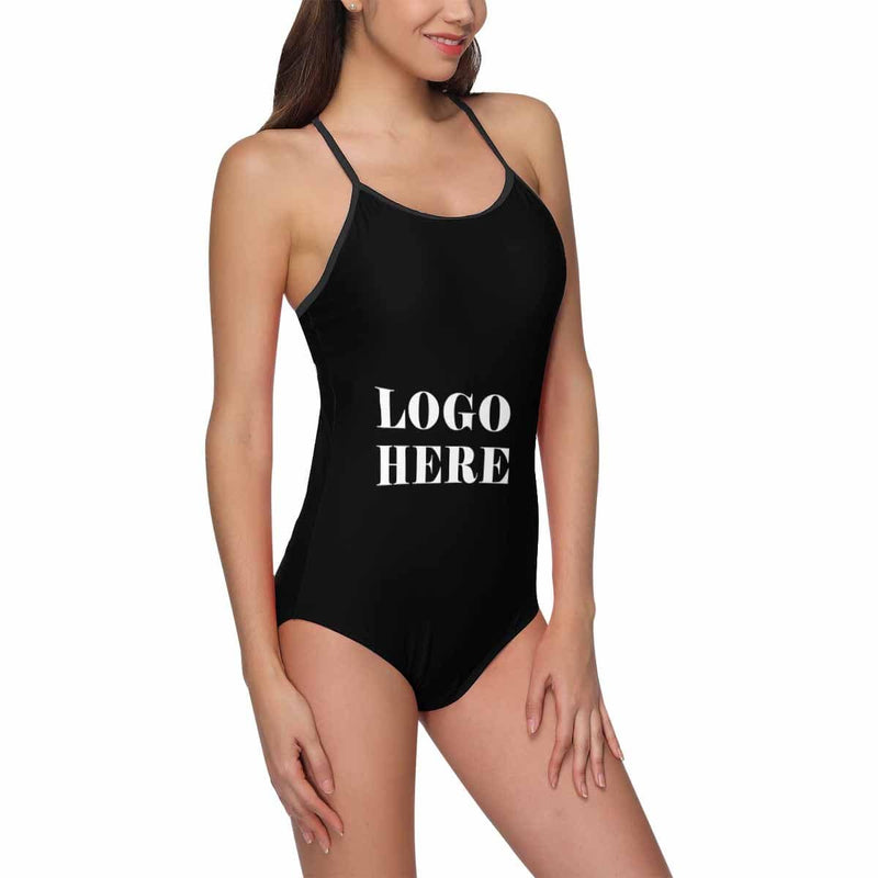 Custom Your Logo Women's Slip One Piece Swimsuit