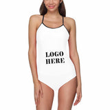 Custom Your Logo Women's Slip One Piece Swimsuit