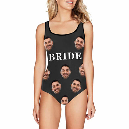 Personalised Bridesmaid Bathing Suit Custom Face Bride Swimsuit Women&