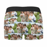 Custom Photo Family Men's Print Boxer Briefs Made for You Custom Underwear Unique Design Gift