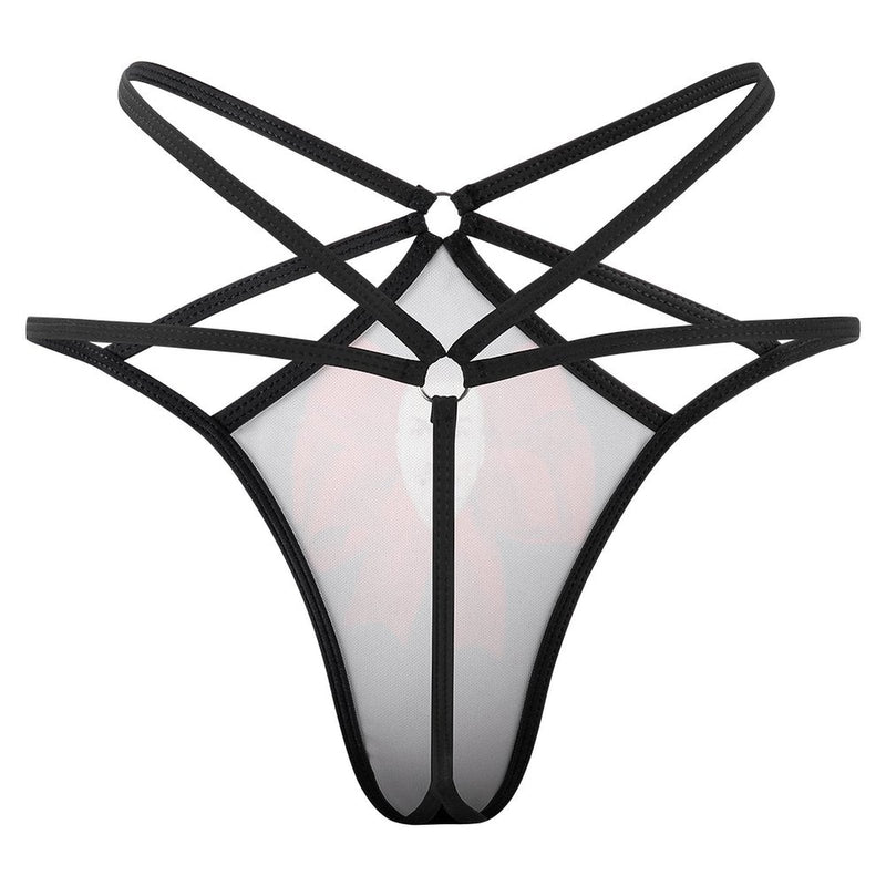 Personalized Face Thongs T-Back Underwear for Women Custom Bowknot Women's G-String Panties