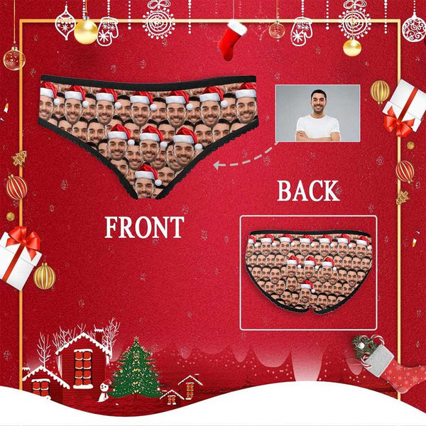 Photo Christmas Hat Women's Briefs