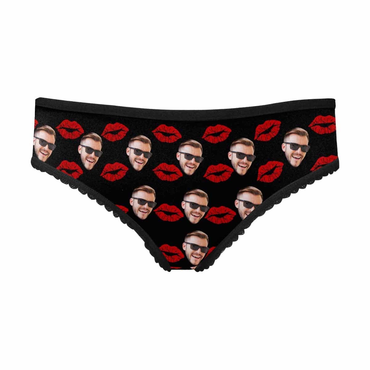 Custom Face Flaming Lips Underwear Personalized Women&