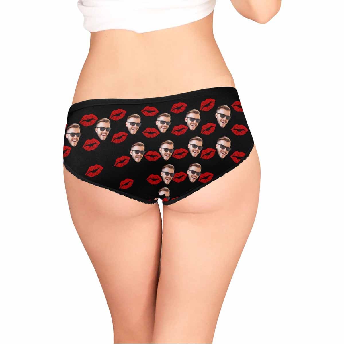 Custom Face Flaming Lips Underwear Personalized Women&