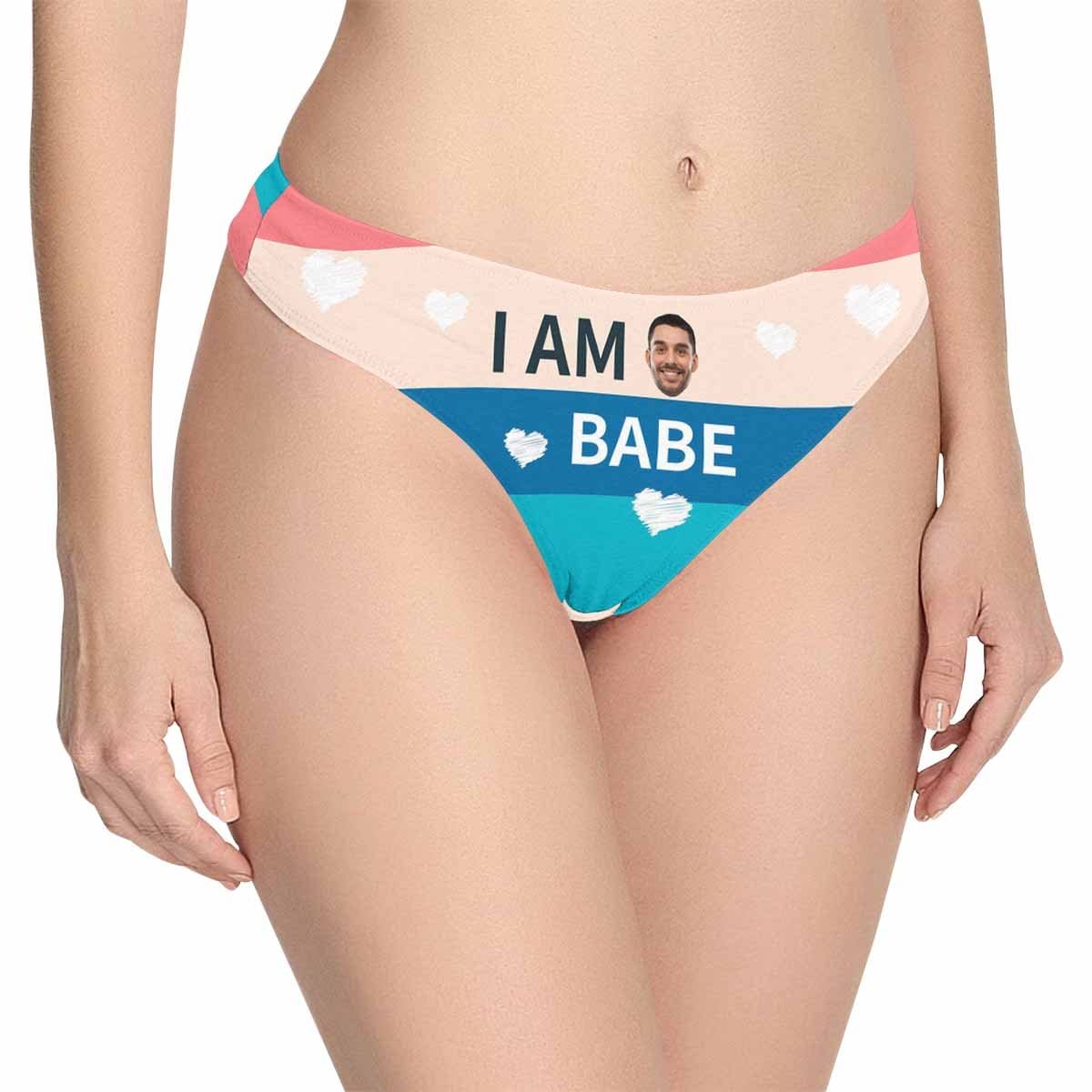 Custom Face My Babe Couple Underwear Design Your Own Custom Underwear For Couple Valentine&