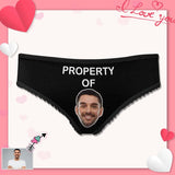 Custom Face Property Underwear Personalized Women's High-Cut Briefs