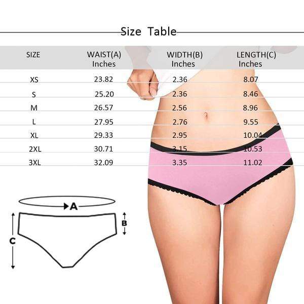 Custom Face Slut Underwear Personalized Women&