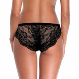 Custom Face&Text Underwear Print Your Message Here Personalized Women's Lace Panty Honeymoon Gift Valentine's Day Gift