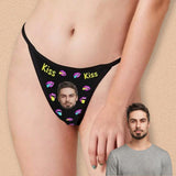 Custom Face Thongs Underwear Personalized Kiss Lip G-String Panties