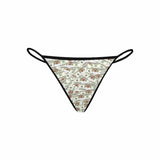 Custom Face Thongs Underwear for Women Personalized Money Women's G-String Panties