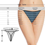 Custom Face Thongs Underwear for Women Personalized Open Women's G-String Panties Funny Valentine's Day Gift