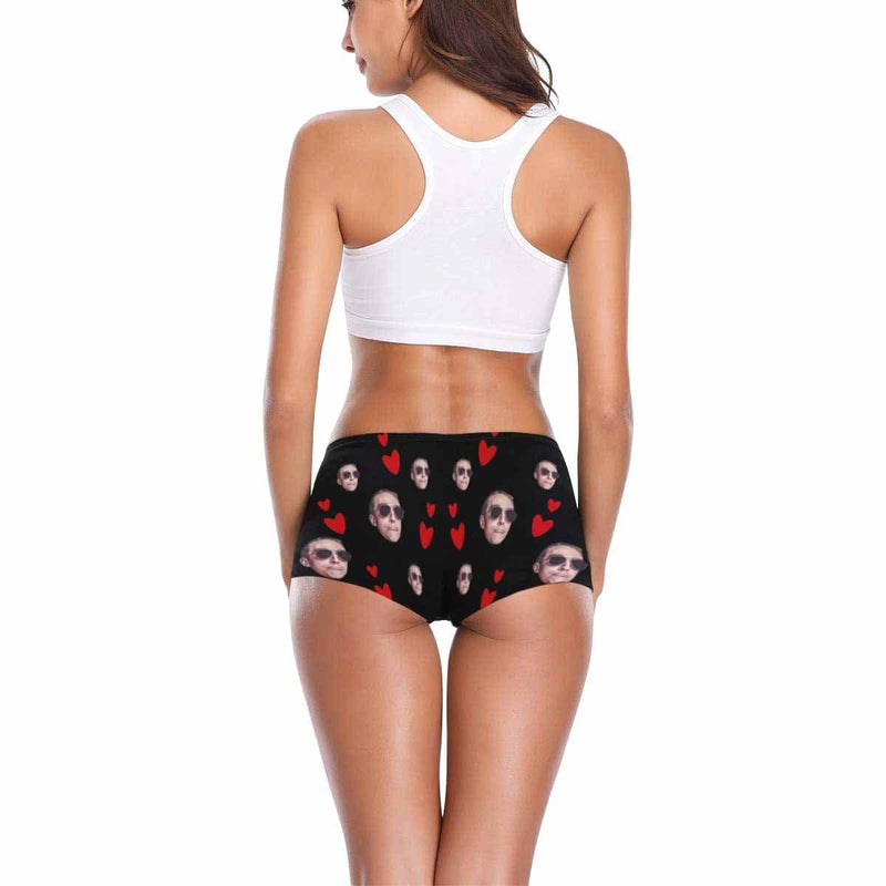 Custom Face Underwear Design I'm Licked It Panty Personalized Women's Boyshort Panties