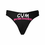 Custom Face Underwear for Her Personalized Cum Lingerie Women's Panties Classic Thongs