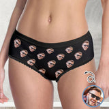 Custom Face Underwear for Her Personalized Photo Panties Women's High-Cut Briefs Lovers Gift