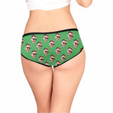 Custom Face Underwear for Her Personalized Photo Panties Women's High-Cut Briefs Lovers Gift