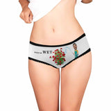 Custom Face Underwear for Women Personalized Wet Women's High Waist Briefs Funny Lovers Gift