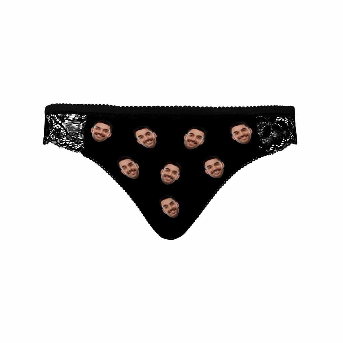 Custom Lace Underwear Personalized Face Women&