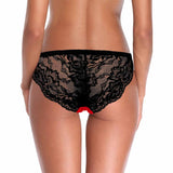 Custom Lace Underwear Personalized Face Women's Panties Sexy Funny Cartoon Women's Lace Panty