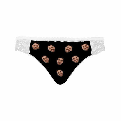 Custom Lace Underwear Personalized Face Women&