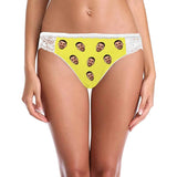 Custom Lace Underwear Personalized Face Women's Panties Sexy Funny Cartoon Women's Lace Panty