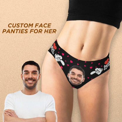 Custom Best Boyfriend Face Underwear Women&