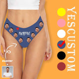 Custom Name&Face Women's Underwear Personalized Always Love Thongs