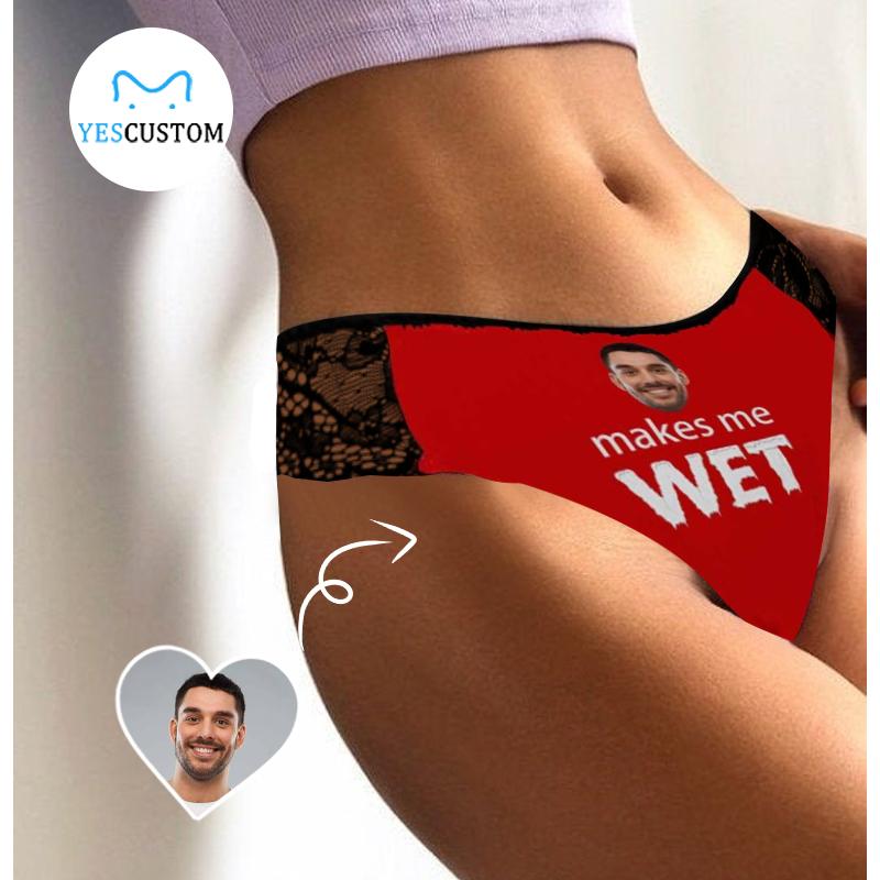 Best Panties Custom Womens Panties Wet Underwear Personalized Face Sexy Panties Women&