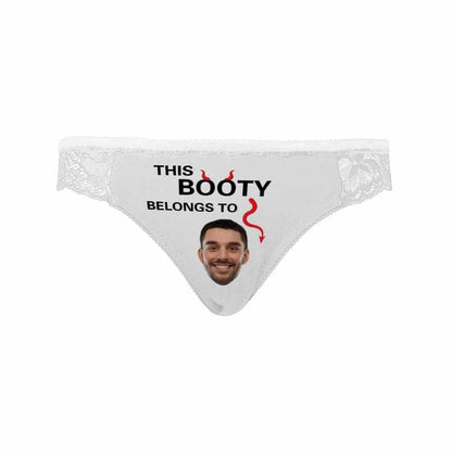 Personalized Bride Panties Custom Face Belongs To You Women&