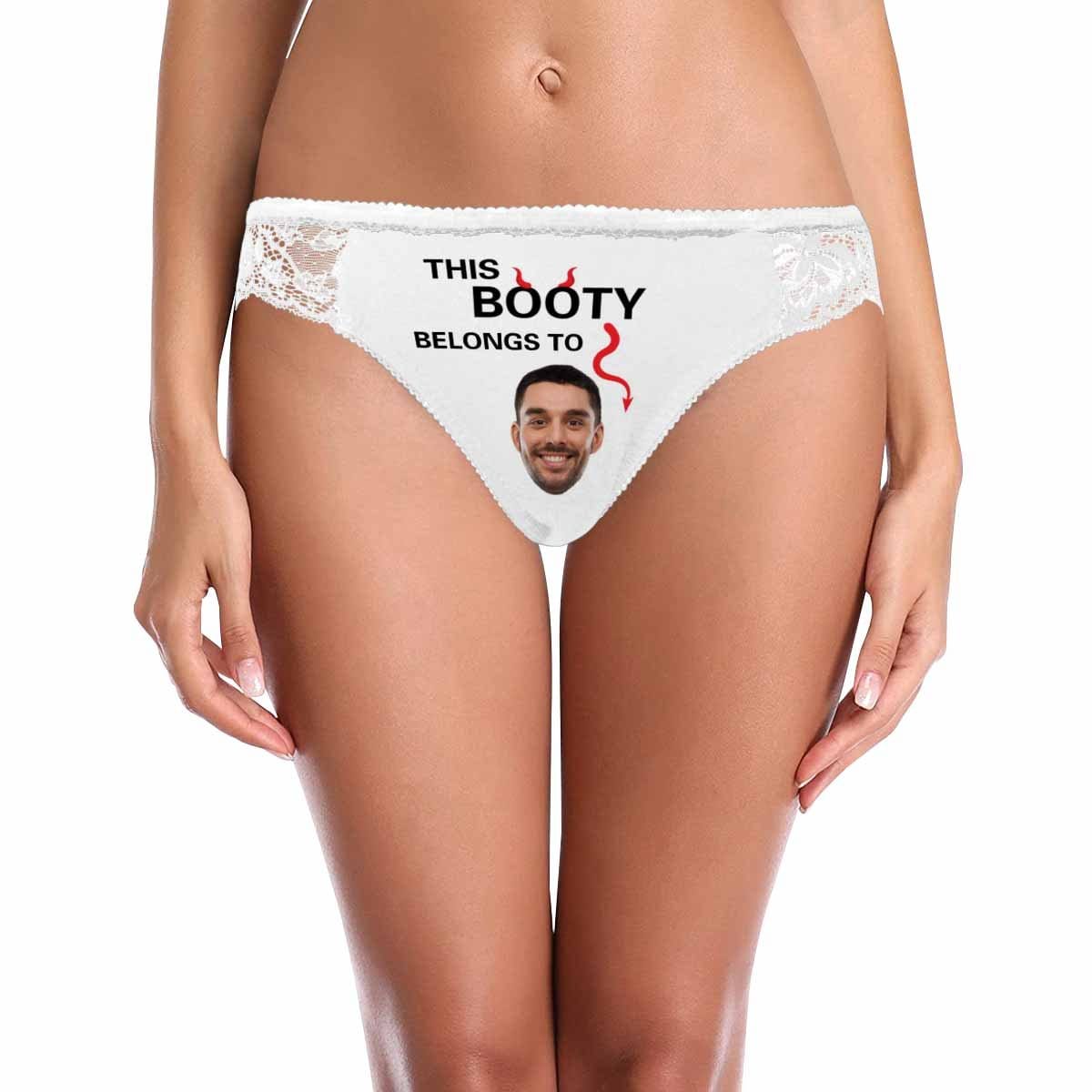 Personalized Bride Panties Custom Face Belongs To You Women&