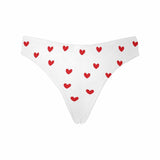 Personalized Face Underwear Custom Open Women's Classic Thongs Funny Lovers Lingerie Gift