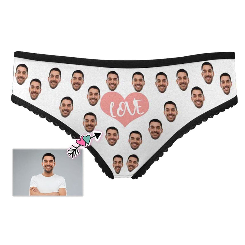  Pink Heart Women's High-cut Briefs