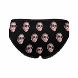 Personalized Face Underwear for Her Custom I Sucking Women's All Over Print High-cut Briefs