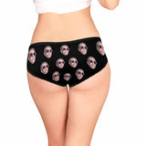 Personalized Face Underwear for Her Custom I Sucking Women's All Over Print High-cut Briefs