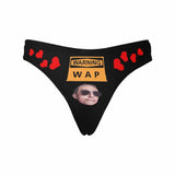 Personalized Face Underwear for Her Custom Warning Wap Lingerie Women's Classic Thong Funny Lovers Gift