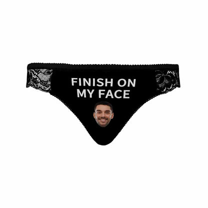 Personalized Lace Panties Custom Face Finished Underwear Women&