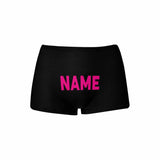 Personalized Name Women's Underwear Custom This Ass Women's Boyshort Panties