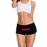 Personalized Name Women's Underwear Custom This Ass Women's Boyshort Panties