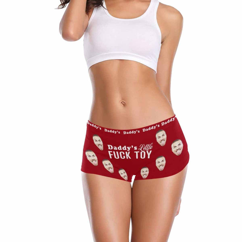 Personalized Photo Underwear Design Your Image Custom Face Fuck Toy Women's Boyshort Panties